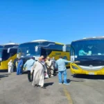 عودة 123 حاجًا من الأراضي المقدسة عبر رحلة برية إلى مصر