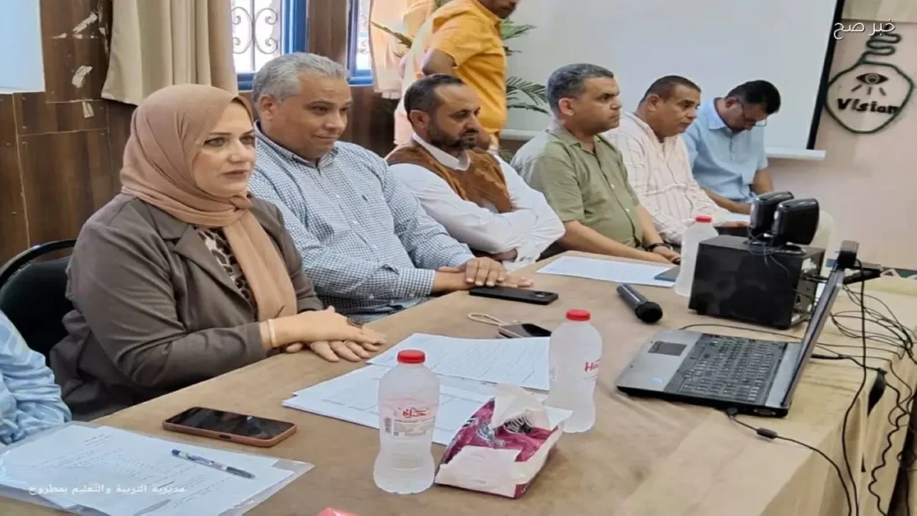 اجتماع لمتابعة الاستعدادات النهائية لامتحانات الشهادة الإعدادية في مطروح