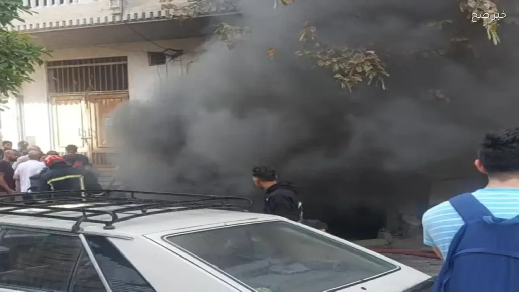 جهود مكثفة للسيطرة على حريق في جراج بالإسكندرية