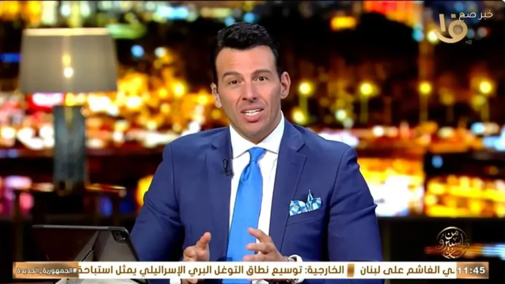 رامي رضوان يشيد بمكانة سناء منصور ومحمود سعد في الإعلام المصري