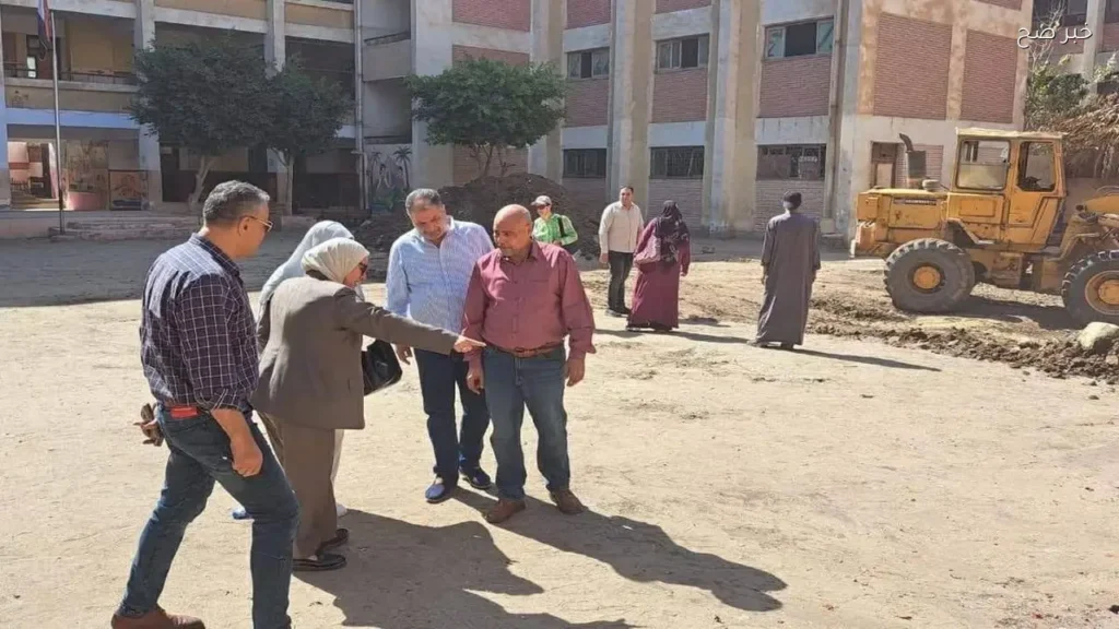 إنشاء مبنى جديد في مدرسة المطرية لتخفيف الكثافات الطلابية