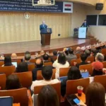 عبد العاطي: قضية المياه تمثل تحديًا وجوديًا لمصر في جامعة هانكوك